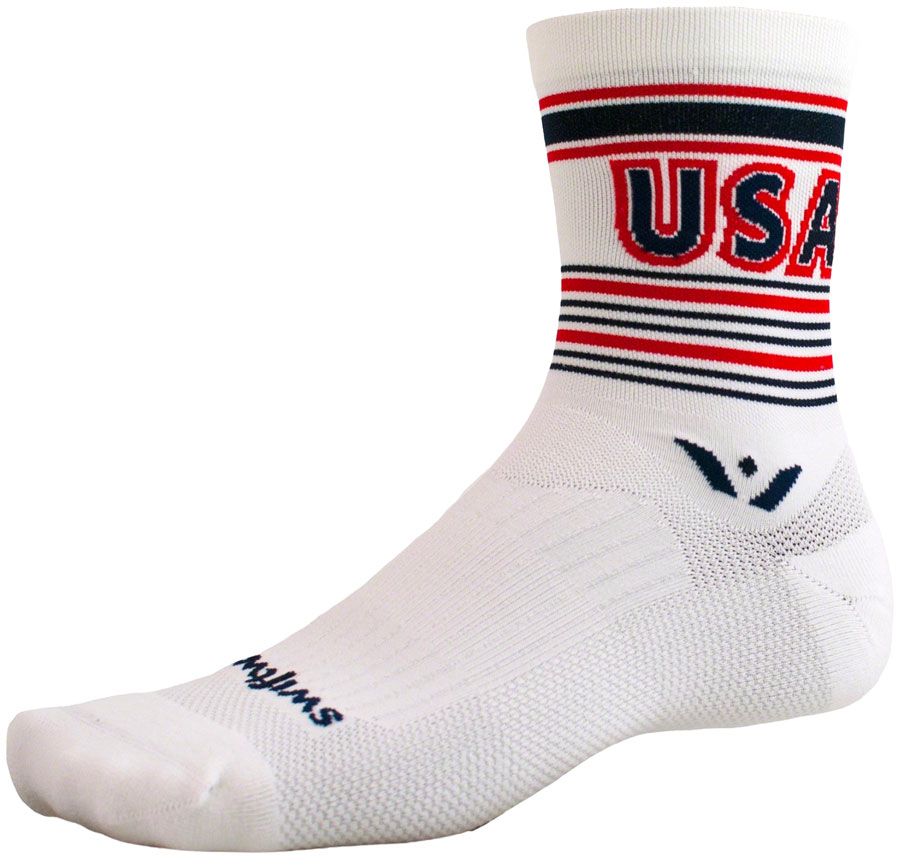 Swiftwick Vision Five Tribute Socks - 5" USA variant 2