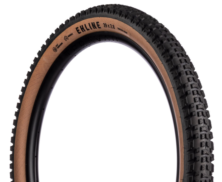 Teravail Ehline Tire - 29 x 2.8 Tubeless Folding Tan Durable Fast Compound Teravail Ehline Tire - 29 x 2.8 Tubeless Folding Tan Durable Fast Compound