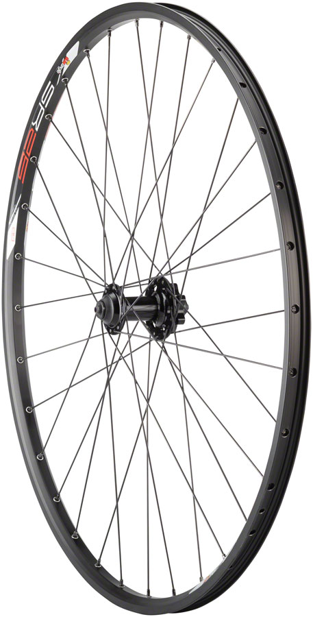 Quality Wheels Value Double Wall Series Disc Front Wheel - QR x 100mm 6-Bolt, Black variant 3