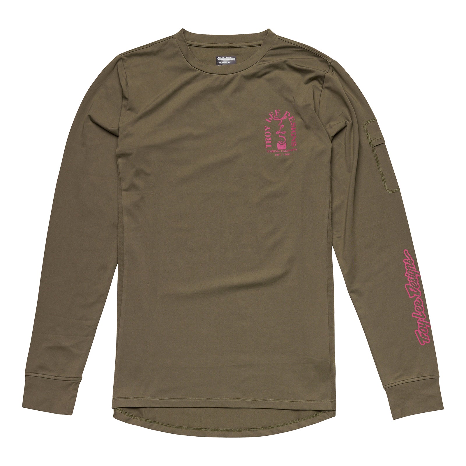 Youth Ride Tee Fangs Olive Youth Ride Tee Fangs Olive
