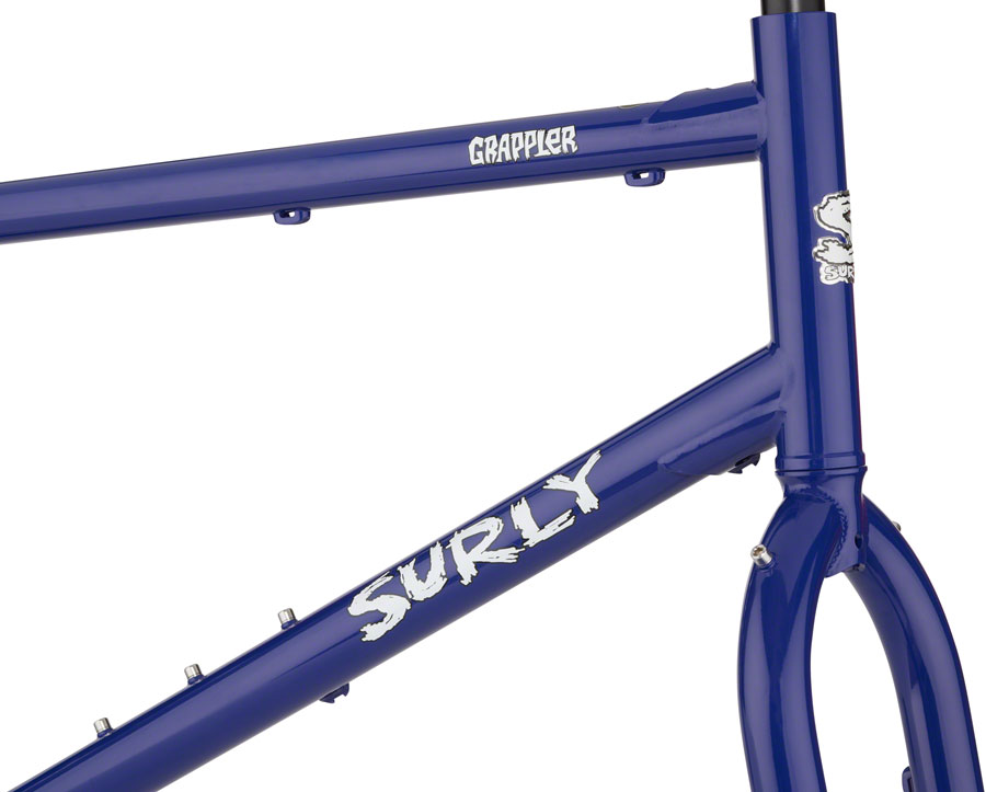 Surly  Grappler Frameset - 27.5, Steel, Subterranean Homesick Blue - Image 2