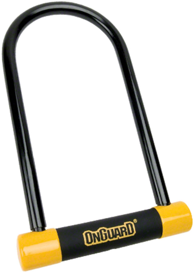 OnGuard BullDog Series U-Lock - 4.5 x 9" Keyed Black/Yellow Includes bracket OnGuard BullDog Series U-Lock - 4.5 x 9" Keyed Black/Yellow Includes bracket