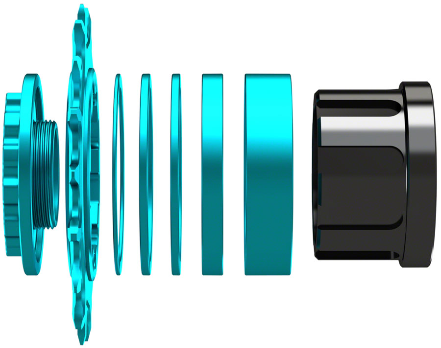 Wheels Manufacturing SOLO-SPLINE Micro Spline Single Speed Conversion Kit - 18t For Shimano Micro Spline Hub Bodies - Image 14
