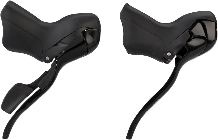 microSHIFT Internal Gear Drop Bar Shifter Set - Black - Image 3