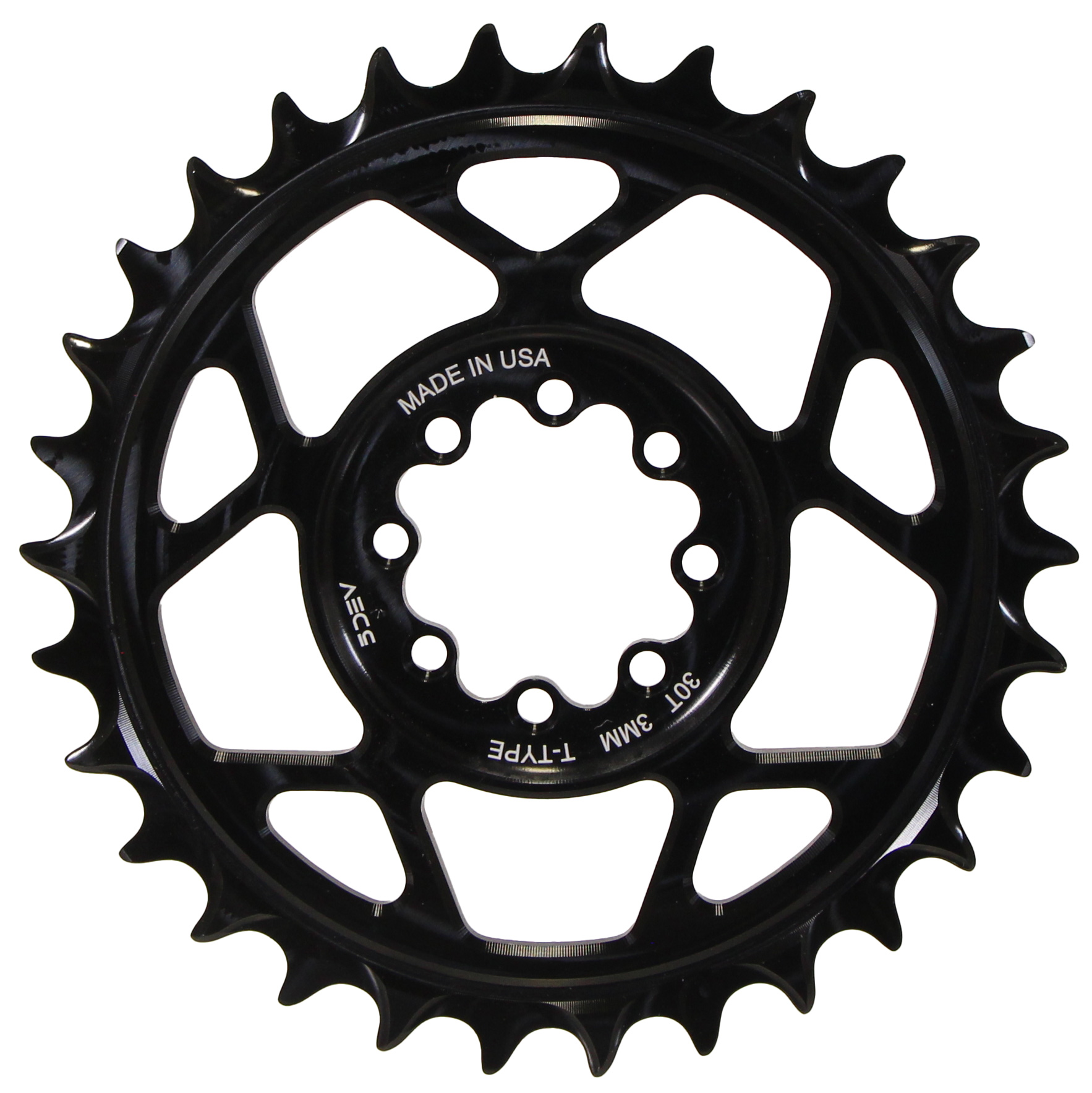 5Dev T-Type 8-Bolt Chainrings - 3mm Offset
