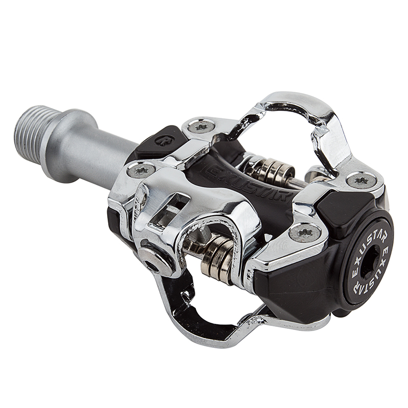 Exustar PM211 MTB Pedals 9/16` Loose Ball Black/Silver SPD Exustar PM211 MTB Pedals 9/16` Loose Ball Black/Silver SPD