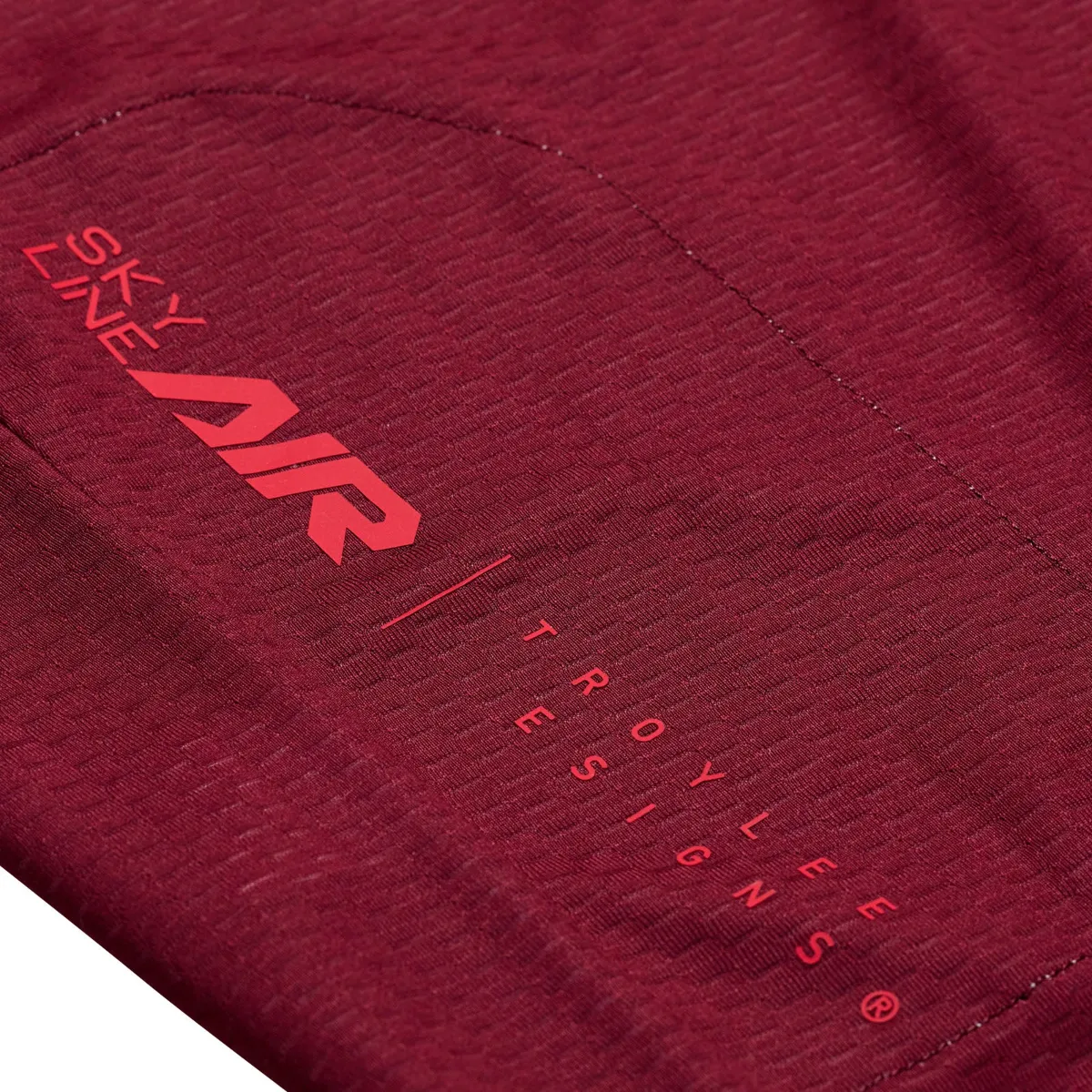 Skyline Air Short Sleeve Jersey Mono Oxblood - Image 5