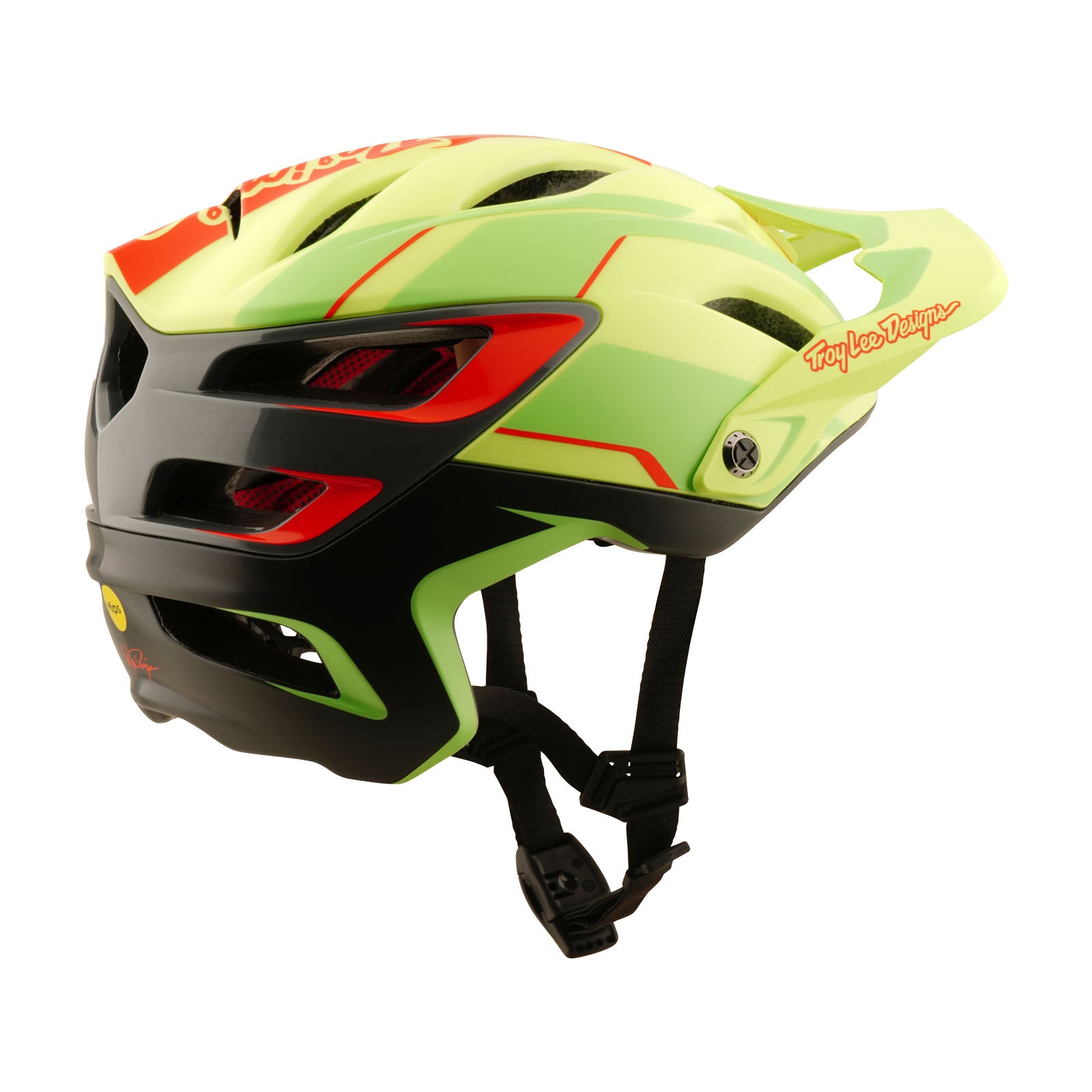 A3 Helmet Lines Glo Yellow - Image 2
