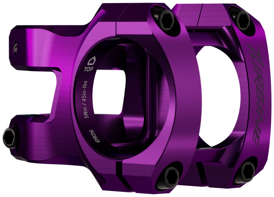 RaceFace Turbine Stem - 40mm 35mm Clamp +/-0 1 1/8" Purple
