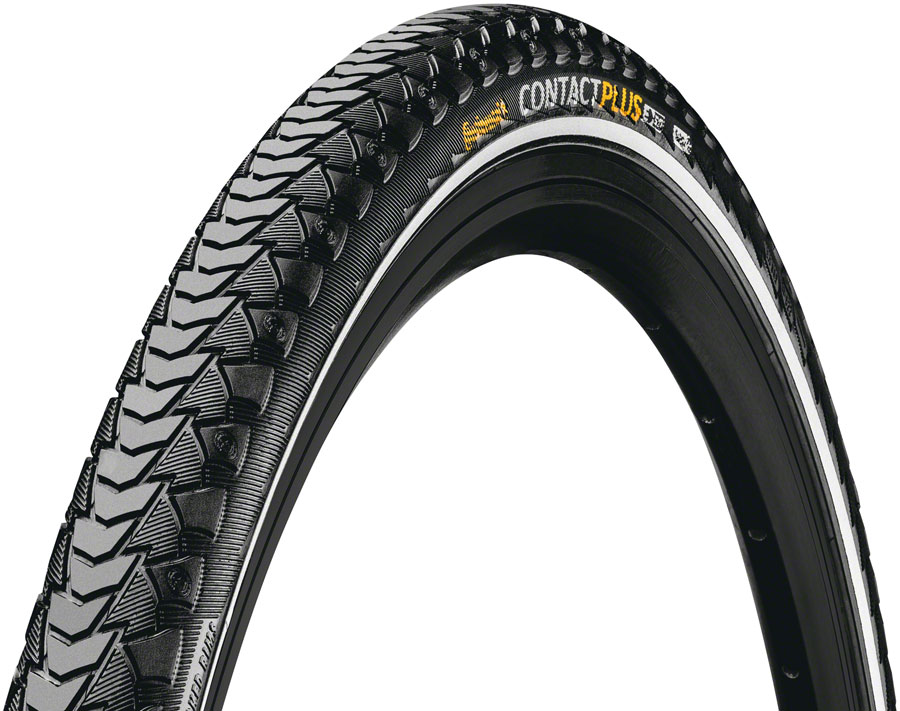 Continental Contact Plus Tire - 700 x 28 Clincher Wire BLK/Reflex SafetyPlus Breaker E50