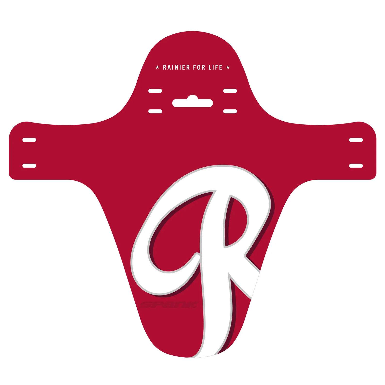 Spank Mud Fender Rainier Beer Red Spank Mud Fender Rainier Beer Red