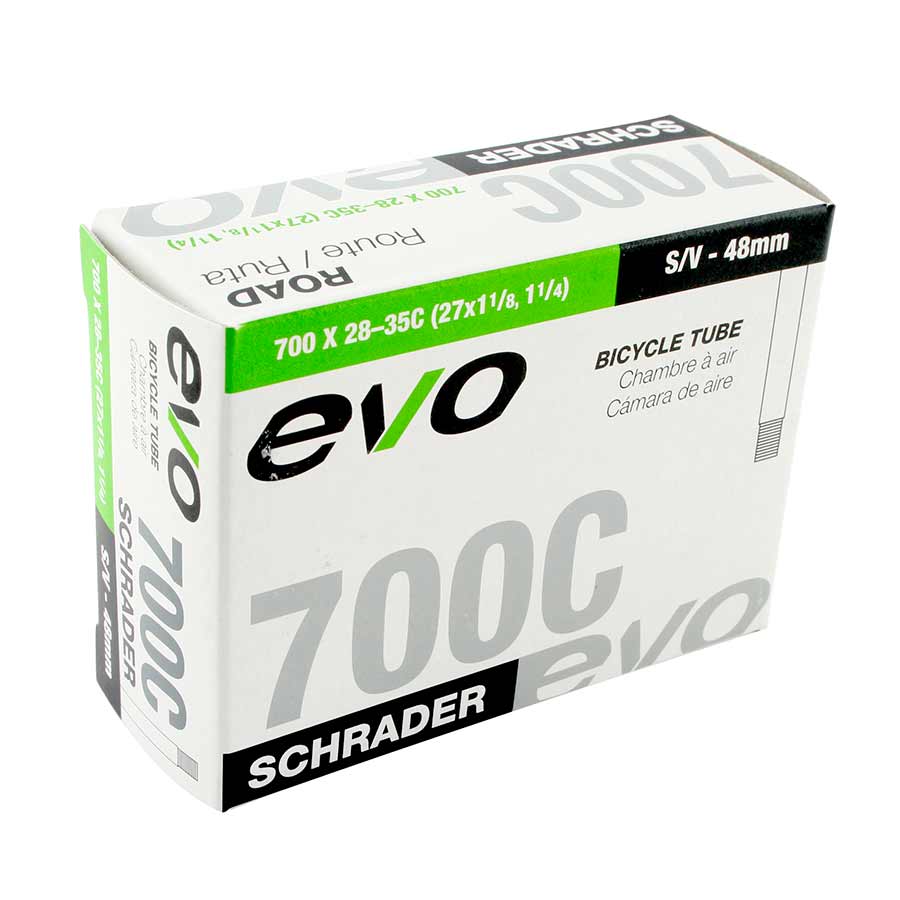 EVO Inner tube Schrader 48mm 700x18-25C EVO Inner tube Schrader 48mm 700x18-25C