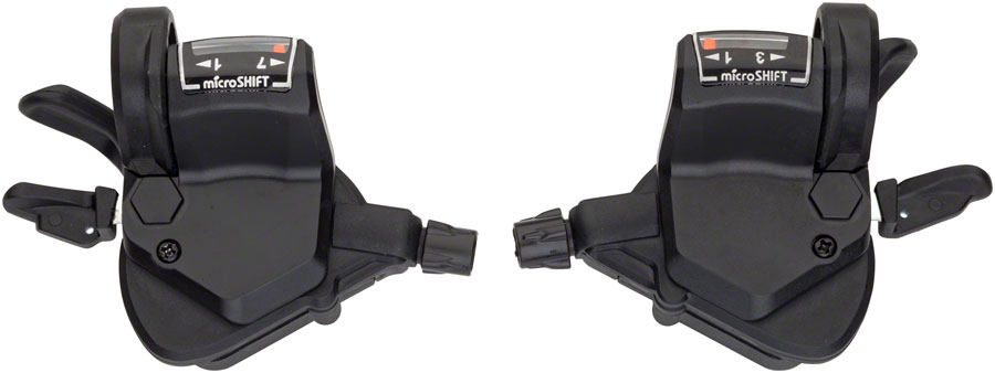 microSHIFT Mezzo Thumb-Tap Shifters - Shimano Compatible