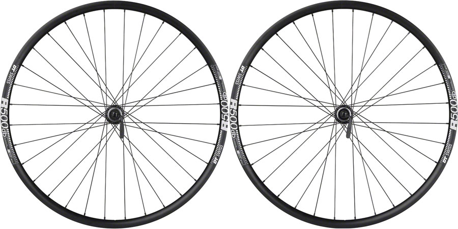 Quality Wheels Shimano / DT R500 Disc Wheelset - 700 QR x 100/135mm Center-Lock HG 11 MTN BLK 32H