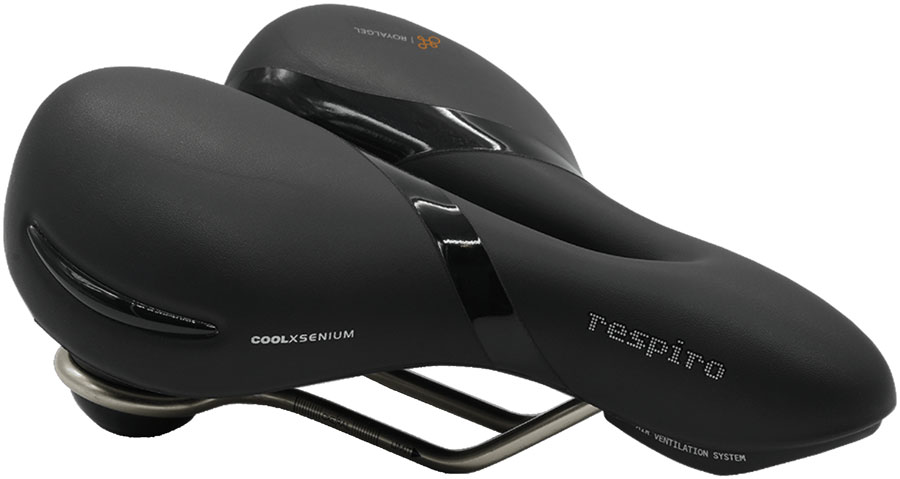 Selle Royal Respiro Stracciatella Saddle - Steel Black Relaxed