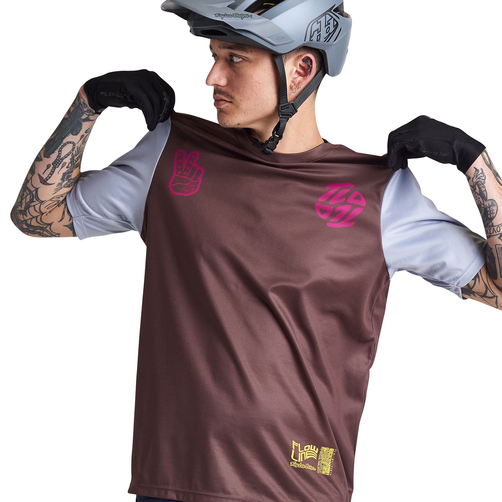 Flowline SS Jersey Flipped Chocolate - Image 8
