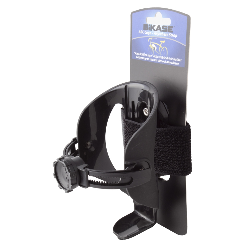 Bikase ABC Adjustable Drink Holder w/ Anywhere Strap Adjustable Composite Black Adjustable Universal Bikase ABC Adjustable Drink Holder w/ Anywhere Strap Adjustable Composite Black Adjustable Universal