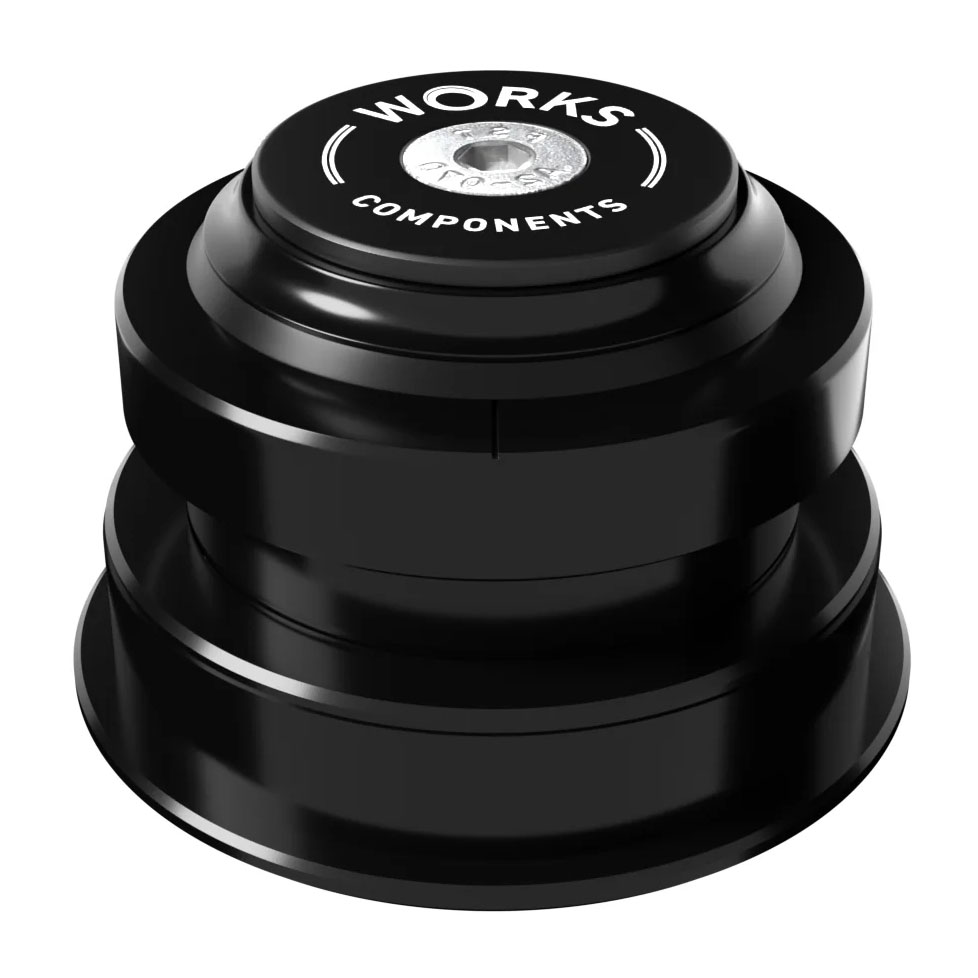 Works Components EC44-ZS56 Angleset Angle Headset - EC44/28.6 | ZS56/40 ZS External Threadless Complete Black