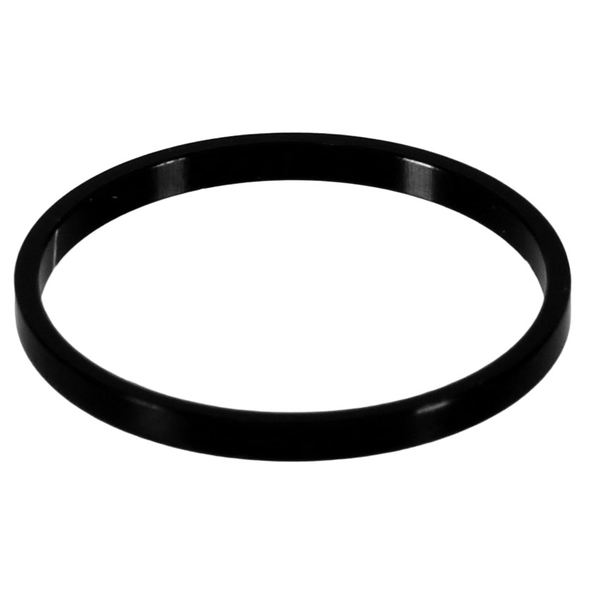 White Industries Straight Headset Spacer 2.5mm 1-1/8" Black Each
