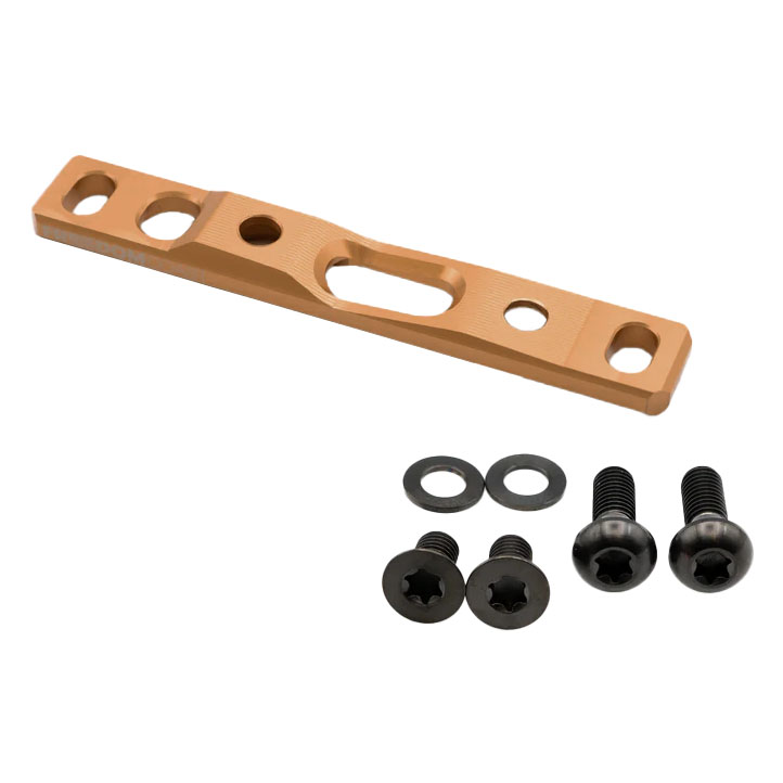 Freedom Coast Flat Mount Brake Adapter Front 0/+20 Champagne