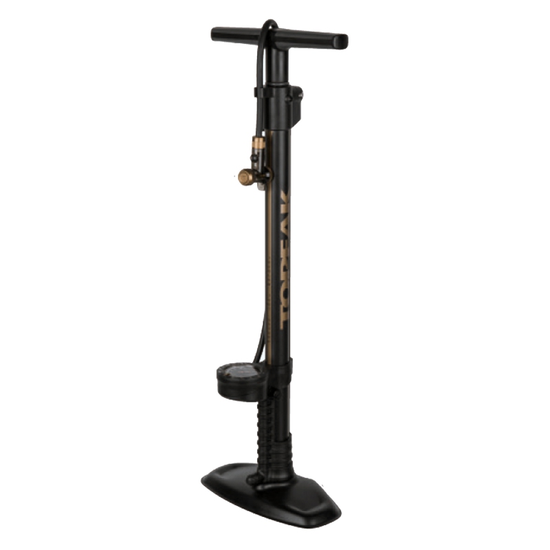 Topeak JoeBlow Tubi 2Stage Floor 3` Analog PV/SV 160psi 29.1` Steel/Aluminum Black Topeak JoeBlow Tubi 2Stage Floor 3` Analog PV/SV 160psi 29.1` Steel/Aluminum Black