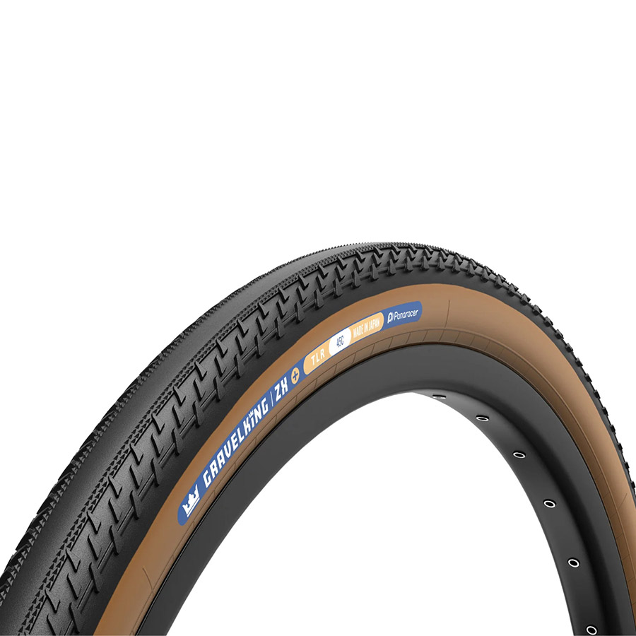Panaracer Gravelking ZX + Gravel Tire 700x40C Folding Clincher ZSG Tuff Tex BeadLock Black/Brown