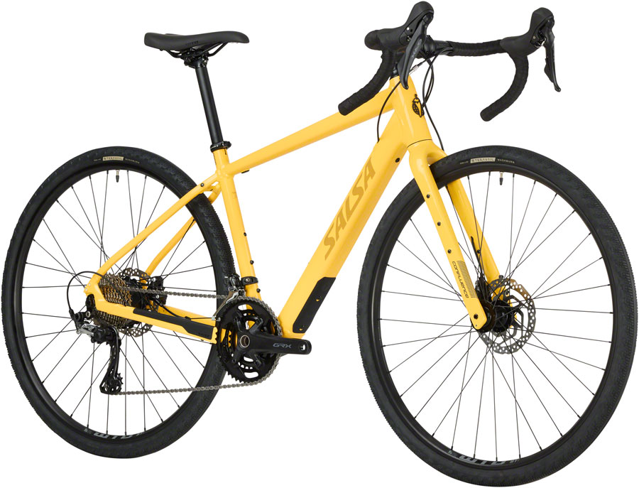 Salsa Confluence Drop Bar GRX 600 2x Ebike - 700c, Aluminum, Yellow - Image 2
