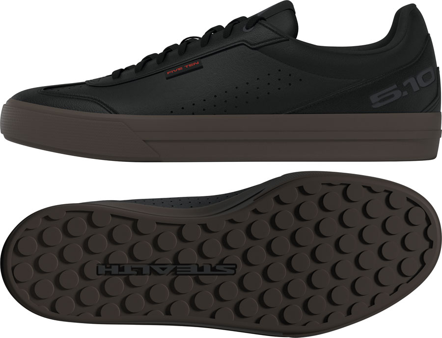 Five Ten Sleuth DLX2 Flat Shoes - Men's Core Black/Carbon/Gum - Image 2