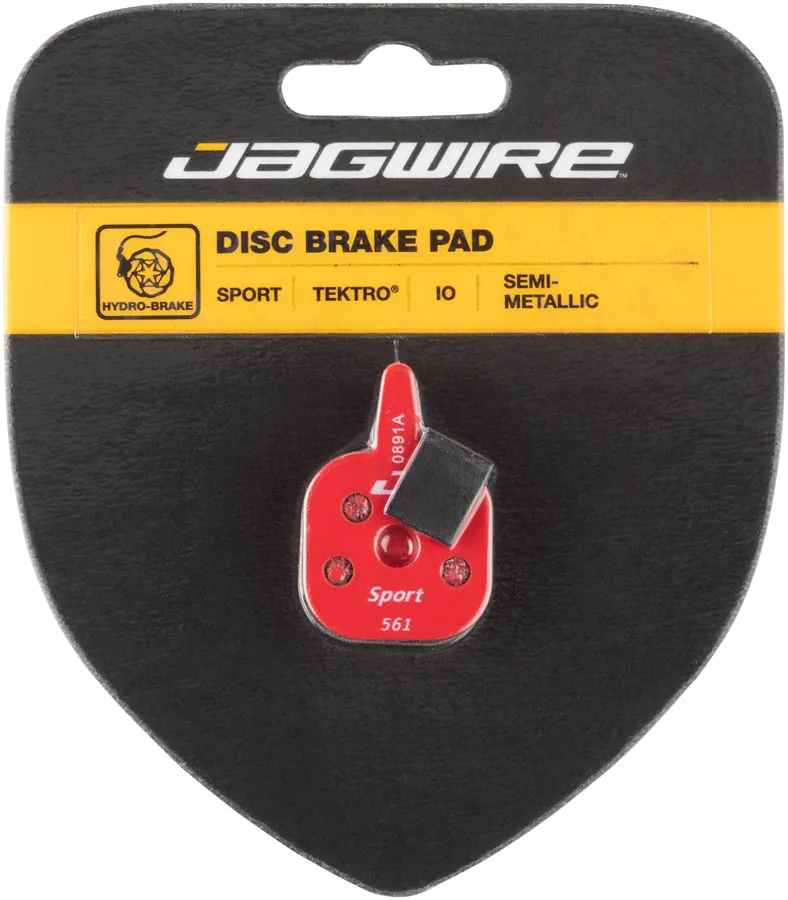Jagwire Mountain Sport Semi-Metallic Disc Brake Pads for Tektro Io Jagwire Mountain Sport Semi-Metallic Disc Brake Pads for Tektro Io