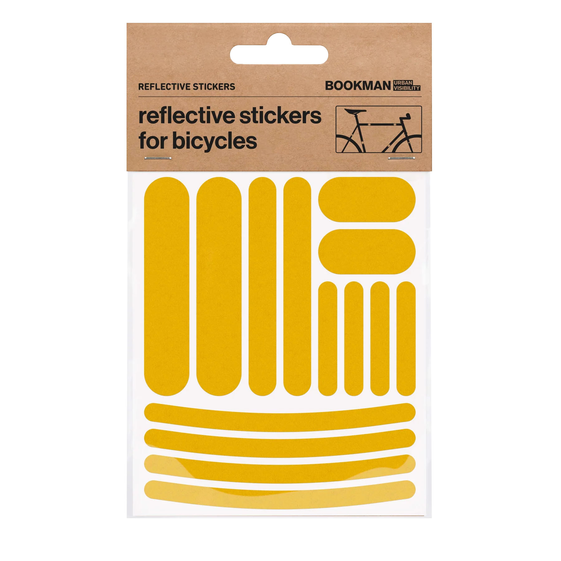 Bookman Visibility Reflective Stickers Strips Yellow Bookman Visibility Reflective Stickers Strips Yellow
