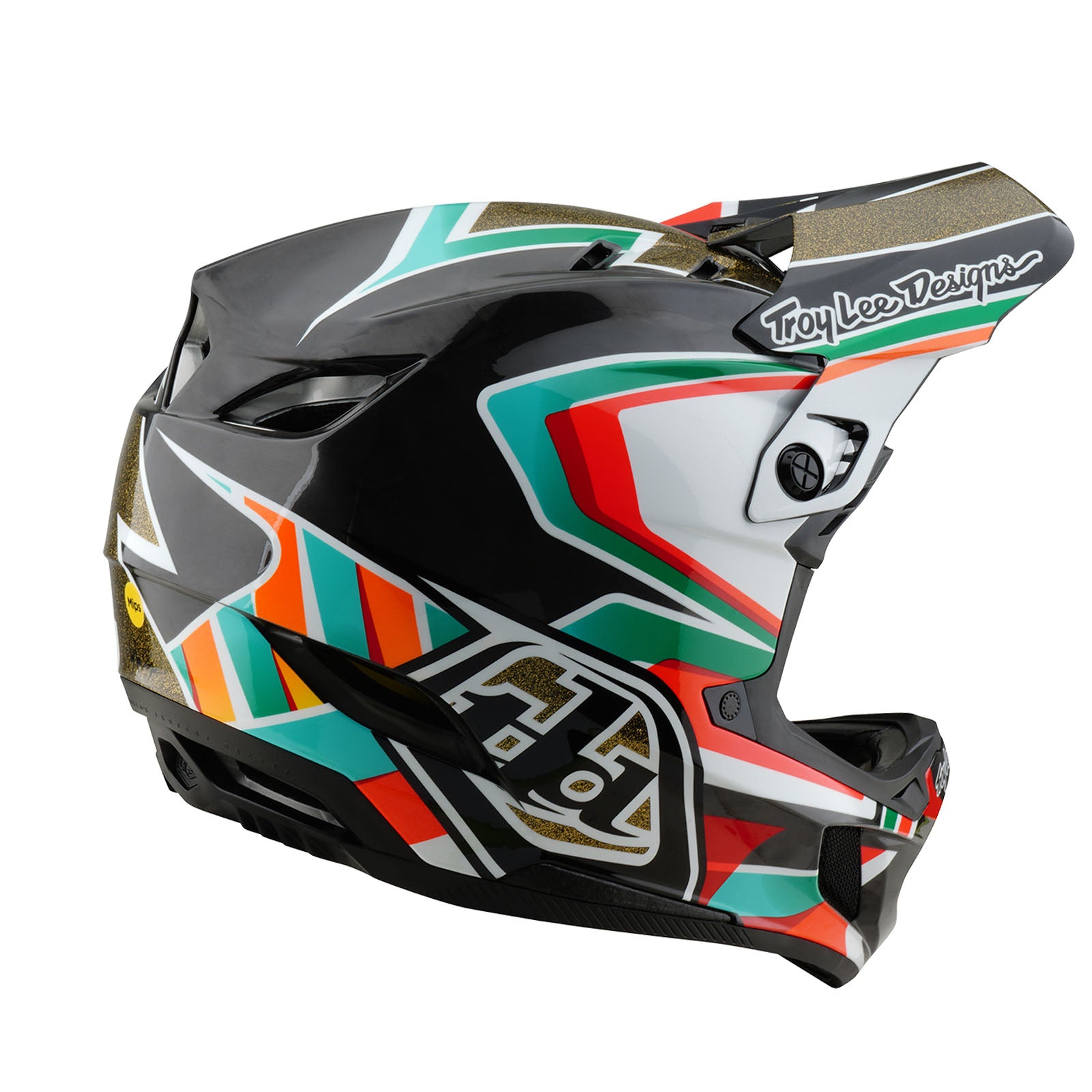 D4 Carbon Helmet Frames Black / Gold - Image 4