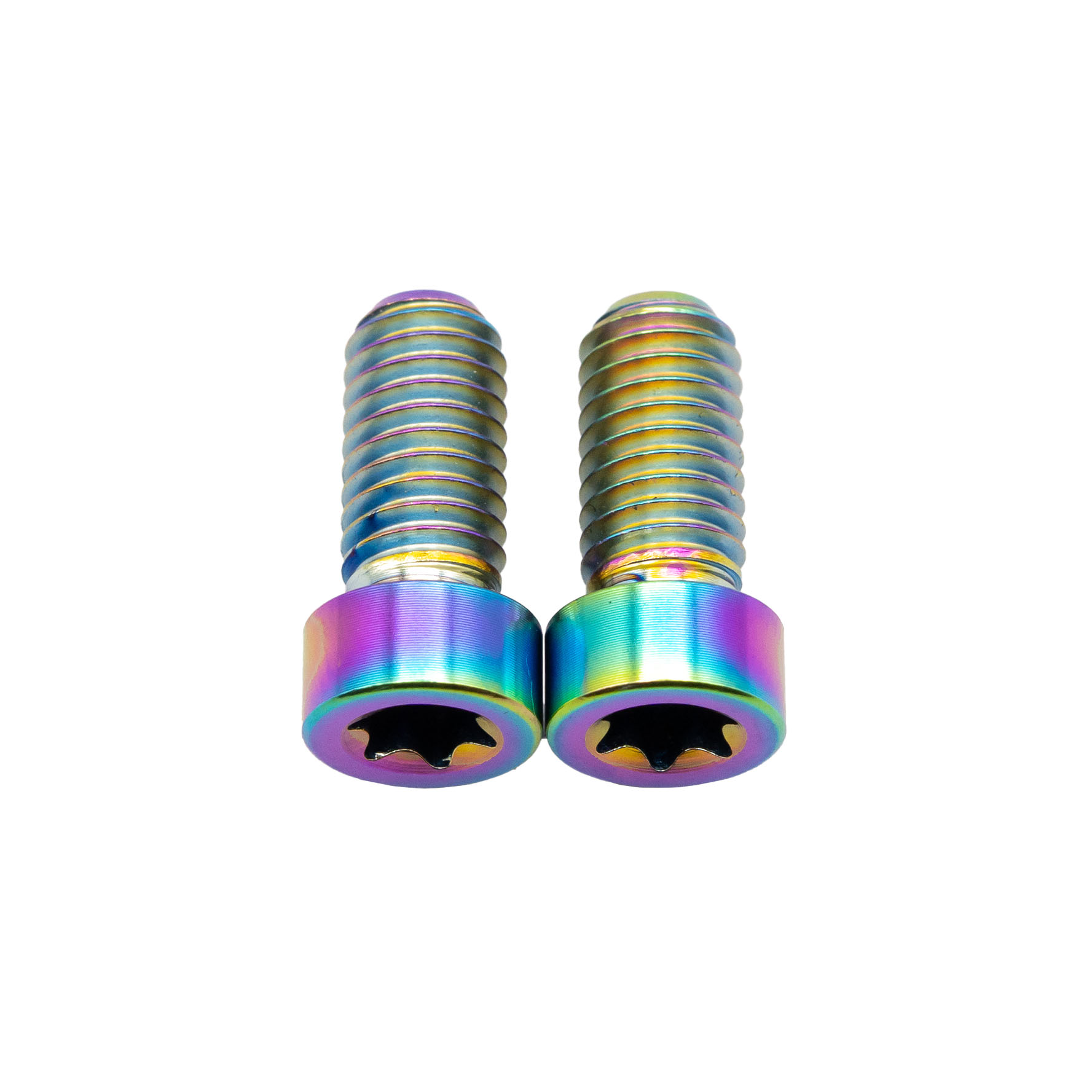 Better Bolts SRAM Matchmaker AXS Ti Mount Bolts Rainbow 2/Count Better Bolts SRAM Matchmaker AXS Ti Mount Bolts Rainbow 2/Count