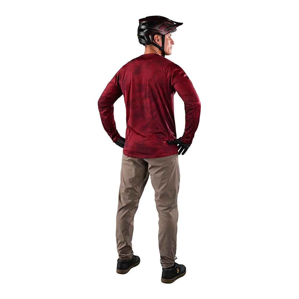 Skyline LS Chill Jersey Tie Dye Wine - Image 4